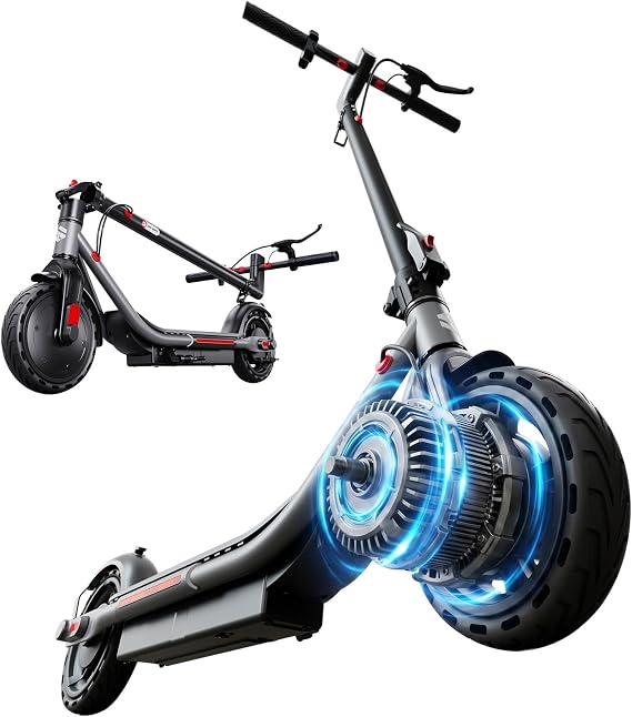 Electric Scooter for Adult, 500W Peak Motor Up 19/23 MPH and 20 MPH