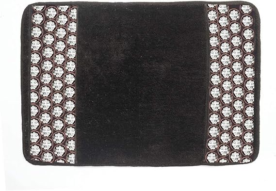 Popular Bath ORB Bath Rug Bathroom Accessories Sets, Sinatra Brown