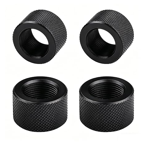 4 Pack 5/8 x 24 Steel Thread Protector for .308 LR308 Cerakoted Finish
