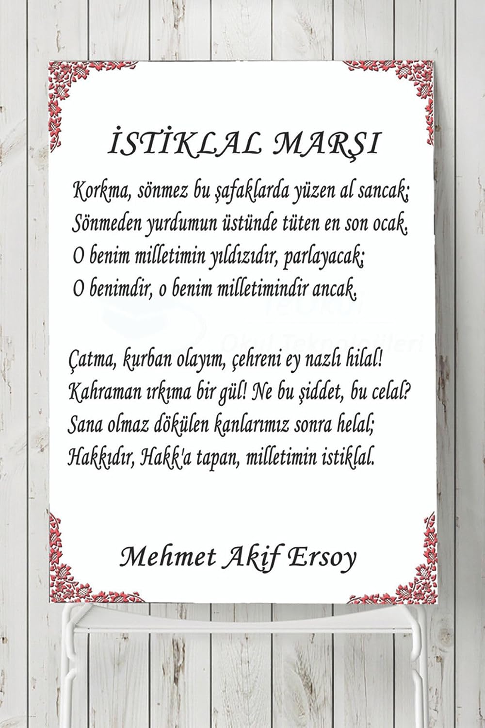 Postermanya (pster5090) Istiklal Marşı Posteri 80x115 cm