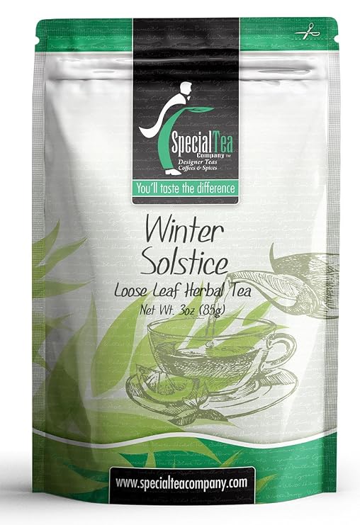 Special Tea Winter Solstice Herbal Tea, Loose Leaf, 3 Ounce