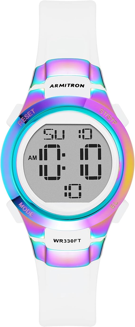 Armitron Sport Women's Digital Chronograph Resin Strap Watch
