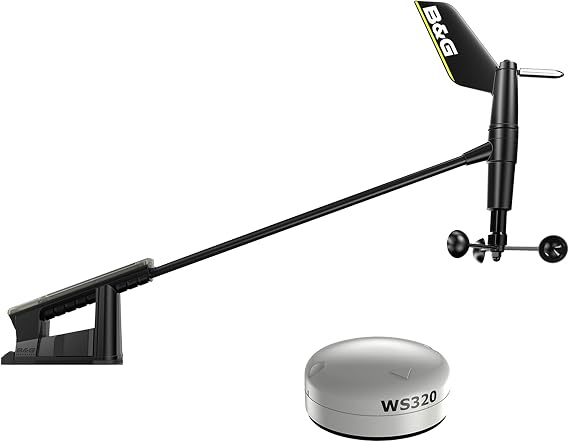 Lowrance WS320 Wireless Wind Pack, with Interface, Black, Large