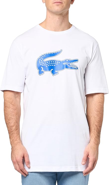 Lacoste Men's Big & Tall Print Cotton T-Shirt
