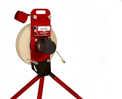 First Pitch Original Baseball Softball Pitching Machine 80mph 24 & 32 Legs