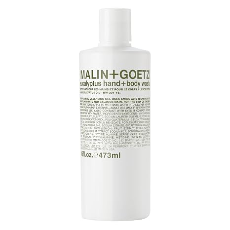 MALIN+GOETZ Hand + Body Wash, Foaming Cleanser, pH-Balanced, Unisex