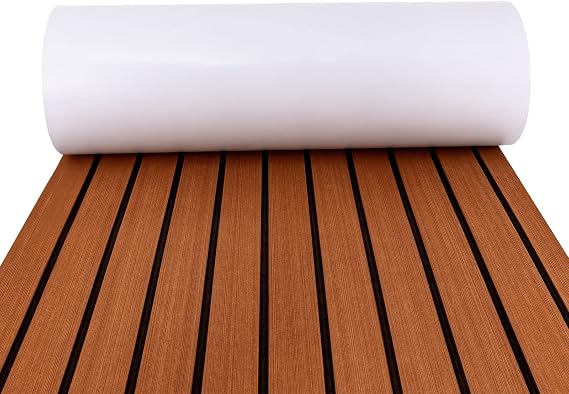 EVA Foam Boat Flooring Marine Boats Decking Sea Deck Non-Slip Self-Adhesive Motorboat RV Yacht Kayak Swimming Pool 95" x 35.5"/ 24"