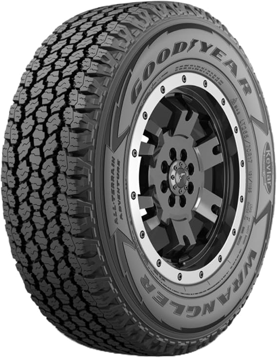 Goodyear Wrangler All-Terrain Adventure LT275/70R18 125R All- Season Tire | Light Truck All Terrain All Season Traction 125/122R Rated E (10 Ply) Radial Construction Black Sidewall Tire