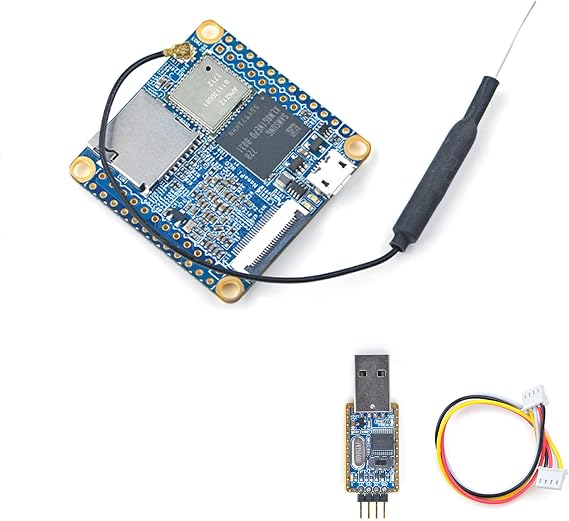 NanoPi NEO Air IoT 開発ボード 512MB RAM WiFi & Bluetooth 8 gb/32gb eMMC Allwinner H3 クアッドコア Cortex-A7 UbuntuCore NanoPi NEO Air + USB to TTL