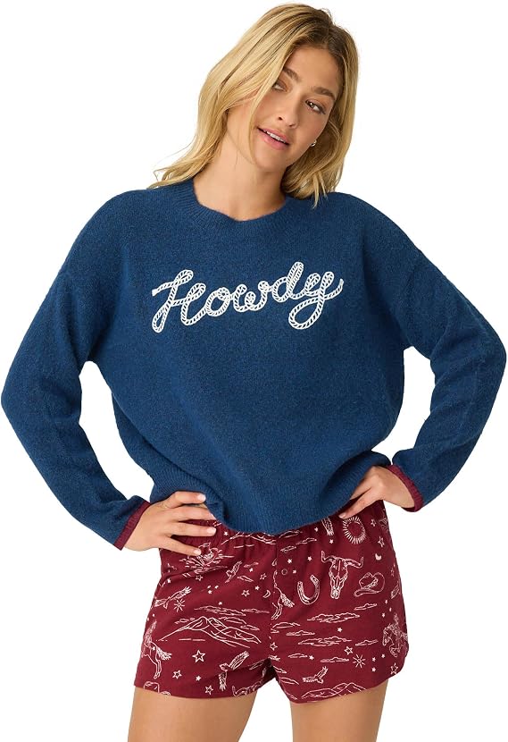 PJ Salvage Women's Snuggle Crewneck Sweater