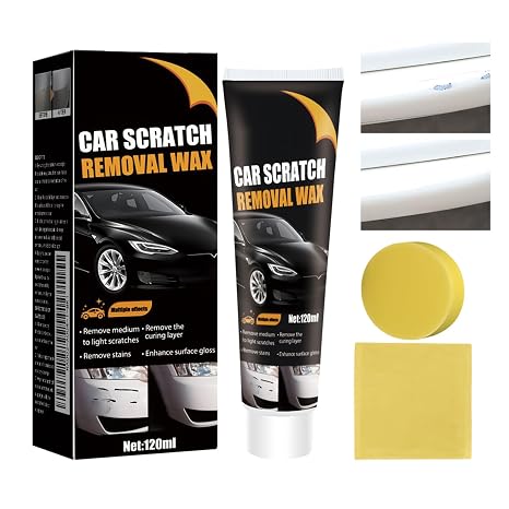 Auto Scratch Remover | 120ml Swirl Remover Scratch Restorer,Marks Removal Restore Wax,for Automotive Truck Bumper Boat RV Motorcycle Car