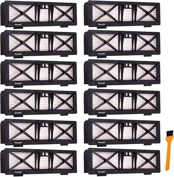 12Packs Replacement Botvac Filters for Neato D3 D5 70e,75,80,D80,D70