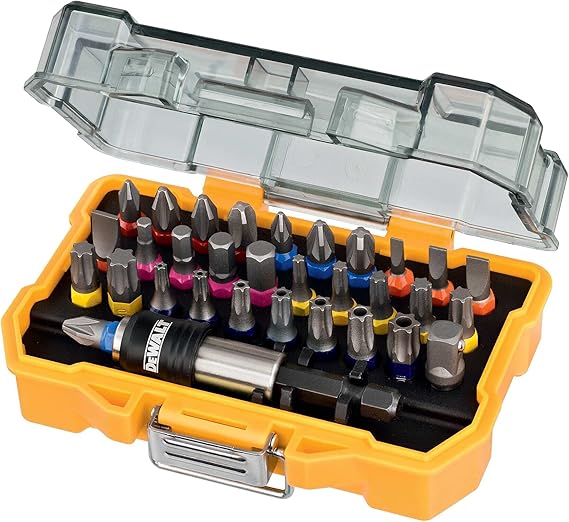 DeWalt DT7969 screwdriver bit set, color coded, 32-piece [Energy Class C]