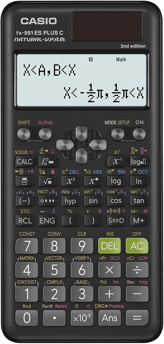 Casio FX-991ESPLUS2 with Authenticity verification (FX-991ESPLSC2-S-CT)