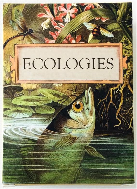Ecologies Card Game - Use Science to Build Food Webs in 7 Biomes - Beautiful Vintage Nature Art for The Classroom or Game Night