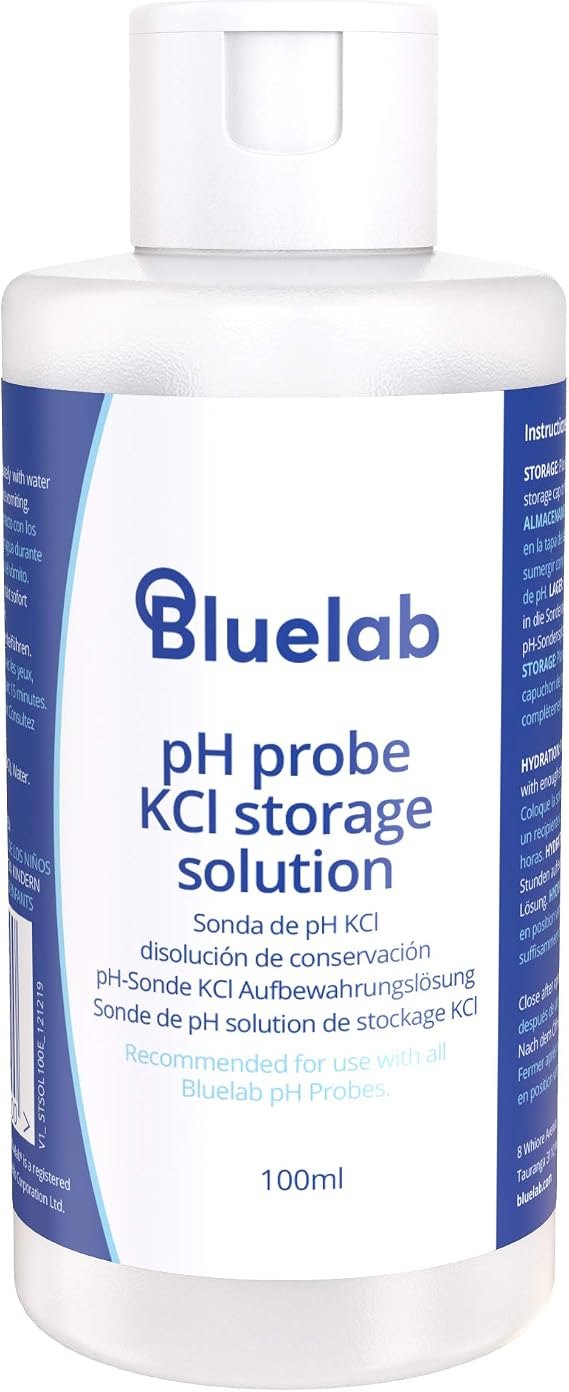 Bluelab STSOL100 KCL Storage Solution for pH Probes, 100ml