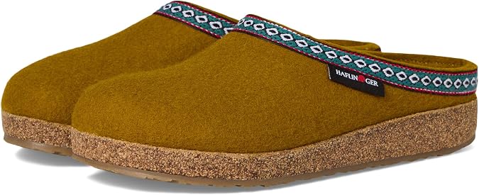 HAFLINGER Women's Gz Classic, Mustard, 9 Medium