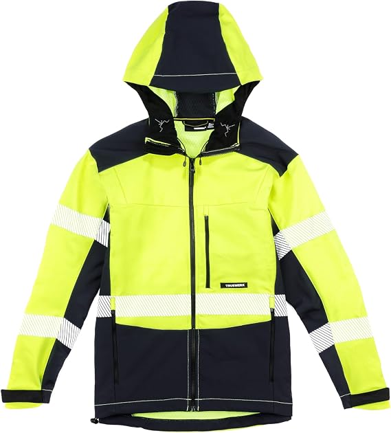 TRUEWERK Men's Insulated Work Jacket - S3 Solution Zip-Up Hoodie