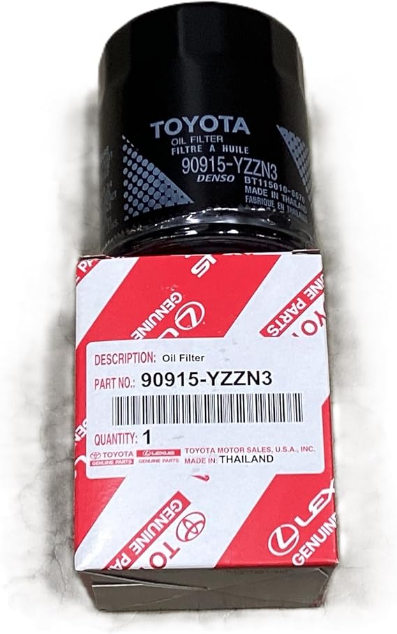 Toyota Genuine Oil Filter, 90915-YZZN3 V35A Engine Compatible