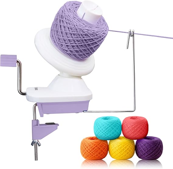 Olikraft Manual Yarn Ball Winder (Lavender)