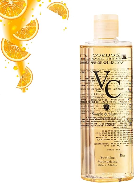 VC Toner Korean, 500 ml VC Toner Refreshing Hydrating Rejuvenating Wet Compress Moisturizing Water Lotion (1)
