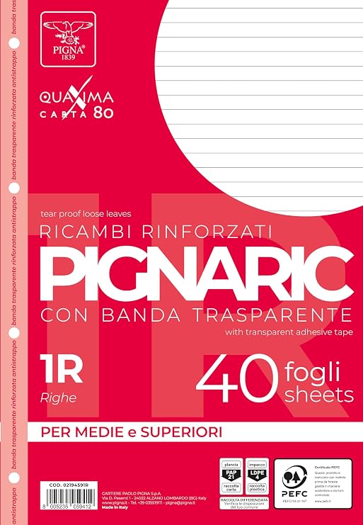 PIGNA 02072781r-s Notepad