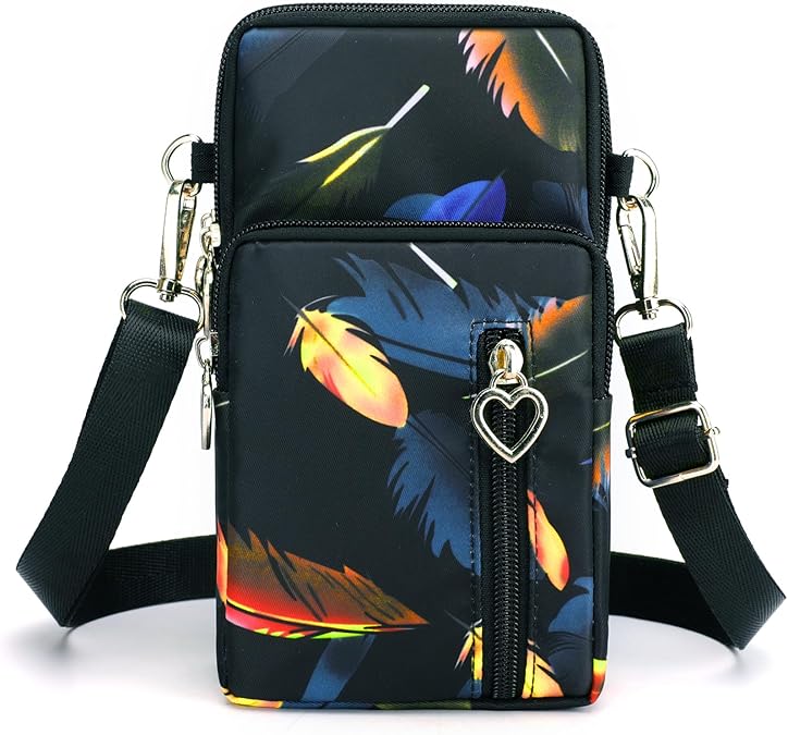 Small Crossbody Bags for Women, Universal Pouch Wallet Cell Phone Purse Lightweight Pockets Handbags Mini Shoulder Bag
