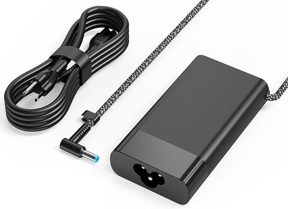 65W Laptop Charger 19.5V 3.33A Compatible with HP Envy,Spectre x360,EliteBook Pavilion Stream X360,ProBook 11 450 650 640 G1 G2 G3 G4 G5 G6 G7 Blue Tip 4.5 * 3.0mm Power Supply Cord