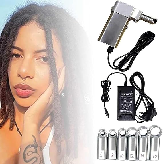 Portable Electric Dreadlock Machine, Automatic Dreadlock Machine, for DIY Braiding Hair Extensions - Handheld Tool Kit for Instant Dreadlocks - Create Stylish Dreads Anywhere