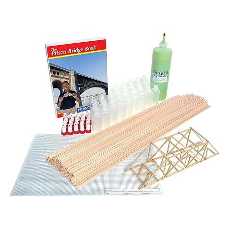Pitsco Balsa Wood BridgePak Kit (For 25 Students)