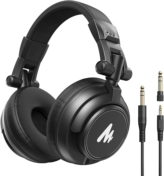 MAONO MH601 Wired Studio Headphone for Podcast Recording Stream DJ Mixing