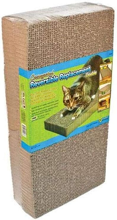 Ware ManufaCounturing CWM12003 2-Pack Corrugated Replacement Scratcher Pads Dbl Wide