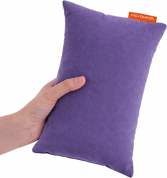 Pipsqueak Microfiber Pillow - Small, Mini, Tiny - 11 x 7 in - Perfect for Travel, Cars, Airplanes, Camping, Dogs, Toddlers, Kids, Lumbar, Knees and Neck - Ages 2 Yrs and Up