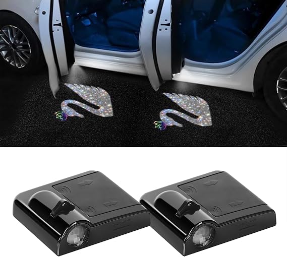 2PCS Car Door Light Projector, LED Courtesy Ghost Shadow Welcome Lamp