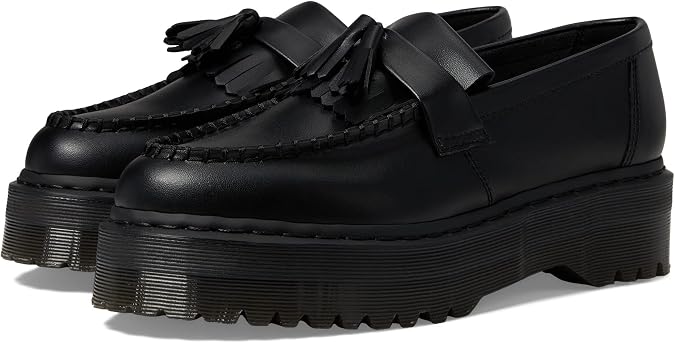 Dr. Martens Unisex Adult Unisex Vegan Adrian Platform Tassel Loafer