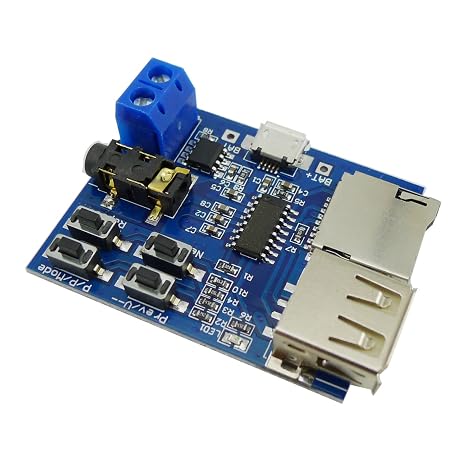 TF Card U Disk Mp3 Decoder Module, Decoder Board, No-Loss Decoding, Amplifier