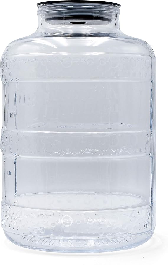 Big Mouth Bubbler EVO - Wide Mouth Glass Carboy Fermentor, 6.5 Gallon