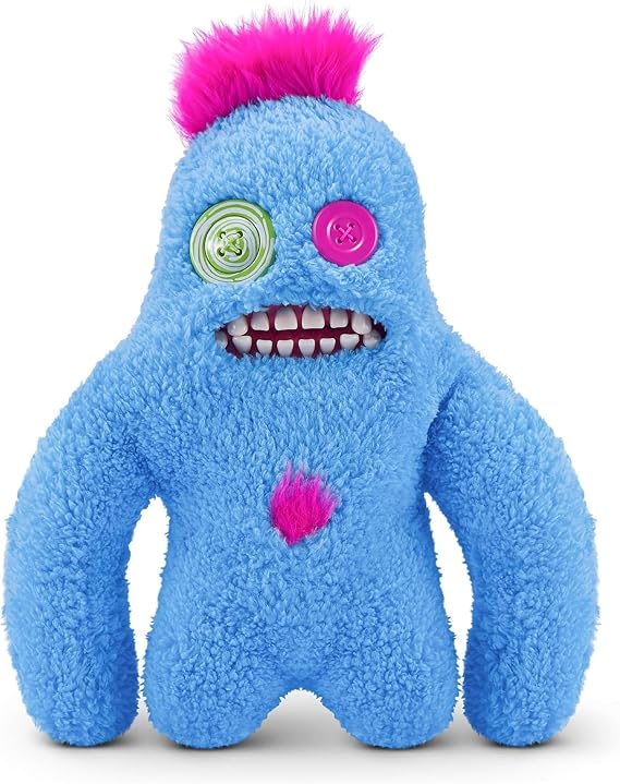 ZURU Fugglers Hairy Fuggs - Funny Ugly Monster Plush - 9 inches (Sasquoosh)
