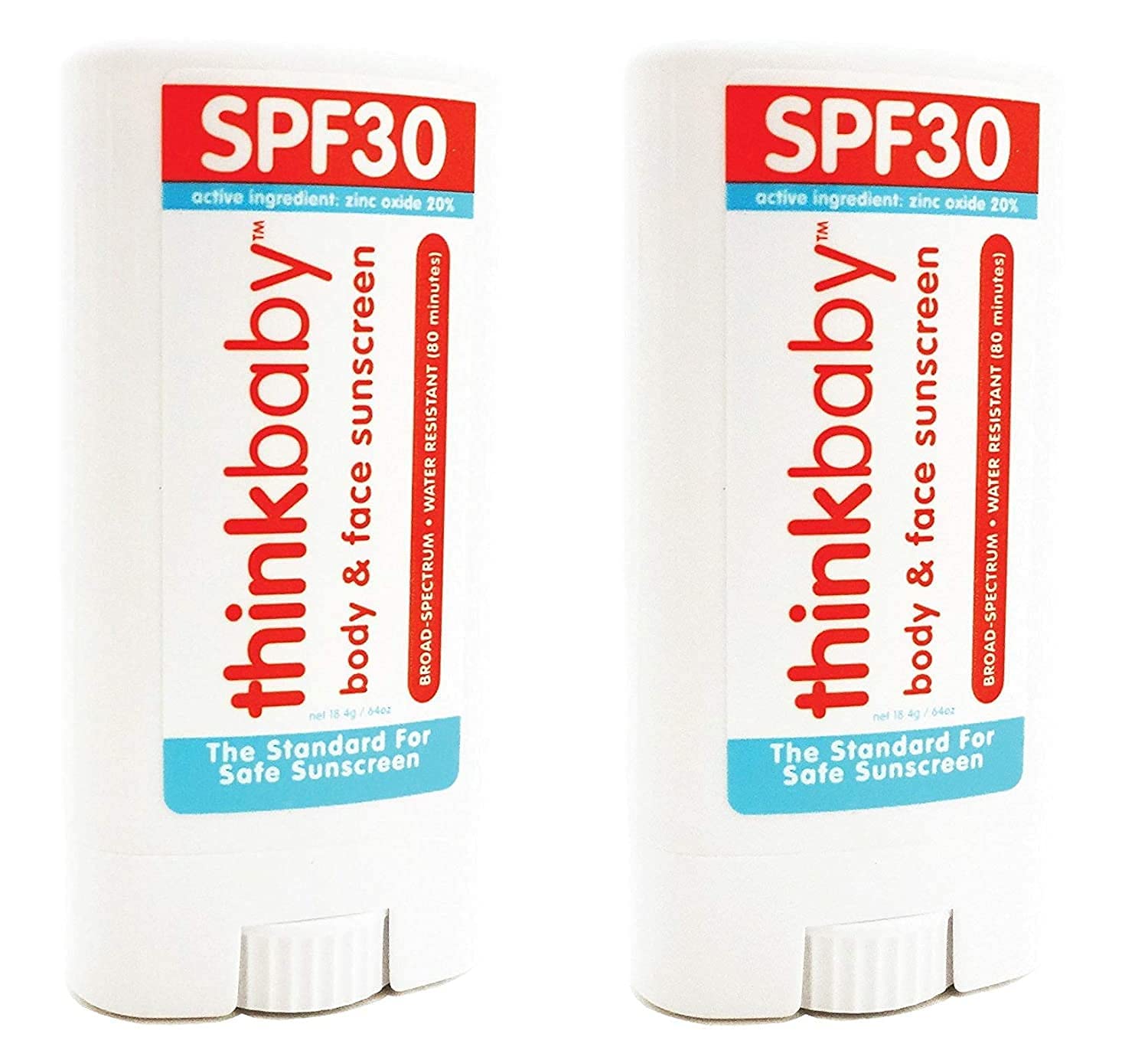 thinkbaby Sunscreen Stick, WhiteOrange, 0.64 Ounce