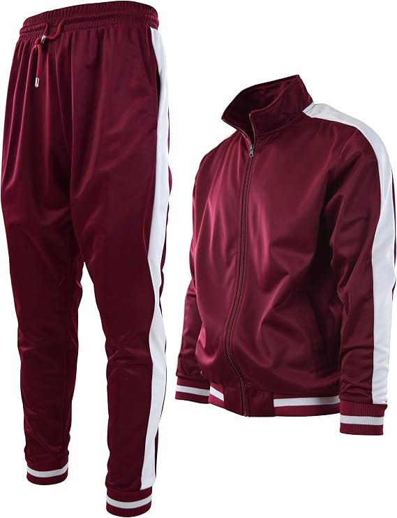ChoiceApparel Mens Athletic 2 Piece Tracksuit Set