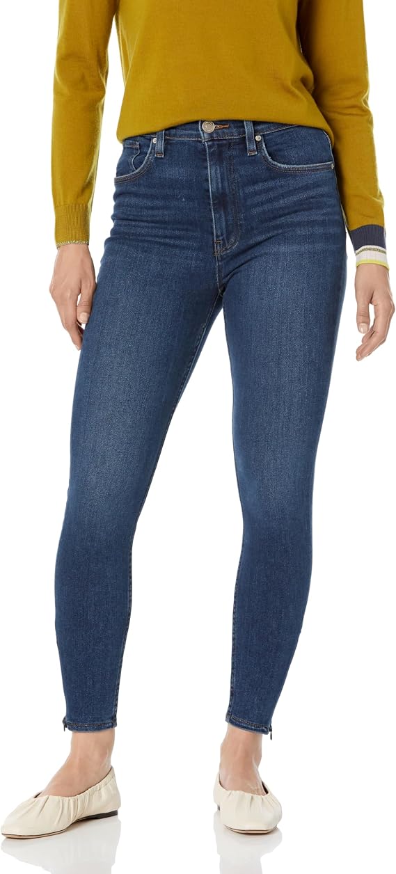 HUDSON Women's Centerfold Extreme High-Rise Super Skinny Ankle Jean