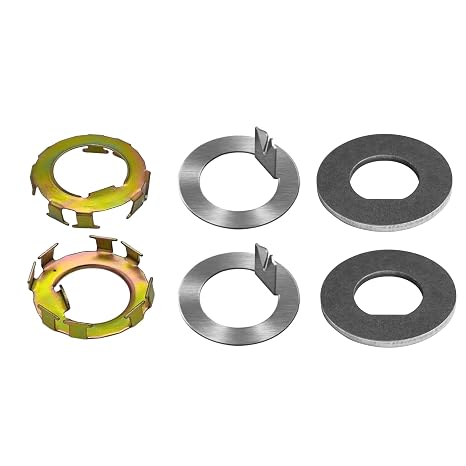 Trailer Axle Spindle Wheel Spindle Tang Washer 1" D Washer and Trailer Spindle Nut Retainer for New EZ-Lube Jam Nut 2K-9K Dexter Axle (2 Pack)