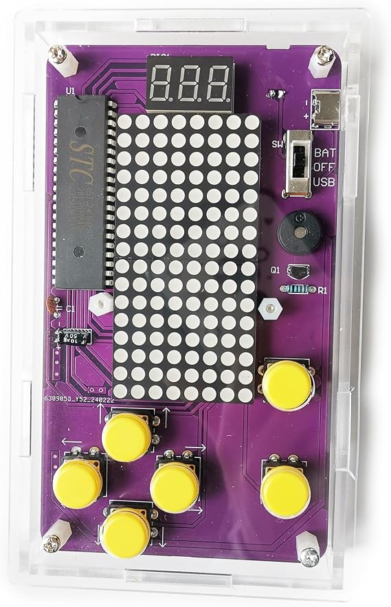 Soldering Kit for Learning, Soldering Practice Kit with Retro Classic Games, Soldering Projects for STEM Education, Electronic Kits for College High School Students Learning