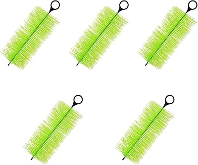 5Pcs Fish Pond Filter Brushes,Koi Pond Filter,Lightweight,Easy to Use,Fish Tank Aquarium Water Skimmer Cleaning Brush, 30cm