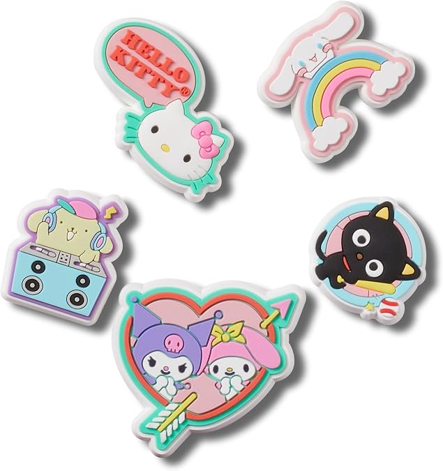 Crocs Jibbitz Characters Hello Kitty 5-Pack One Size
