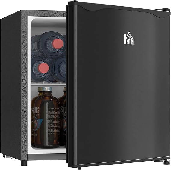 HOMCOM Mini Freezer Countertop Compact Upright Freezer 1.1 Cu.Ft Black