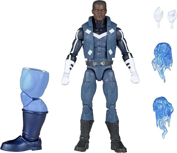 Marvel Hasbro Legends Series Blue Action Figure 6-inch Collectible Toy, 4 Accessories Multicolor F4792