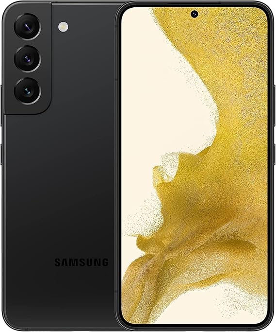SAMSUNG Galaxy S22+ Plus 5G (128GB, 8GB) 6.6" AMOLED, 50MP 4K Camera, Volte (Fully Unlocked for AT&T, Verizon, T-Mobile, Global) S906U1 (w/ 25W Super Fast Charge Cube, Phantom Black)