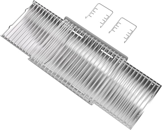 WELL GRILL 58.5-86 CM Adjustable Ash Pan BBQ Charcoal Ash Tray Tools for Charbroil 17302056 12301714, Chargriller E1224 2828 1224 1324 2121 2123, Royal Gourmet Grill and more