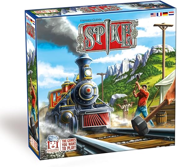 R&R Games Spike, Strategy Board Game, Suitable for Ages 14+, Engaging Board Games for Family Night, Kids Games